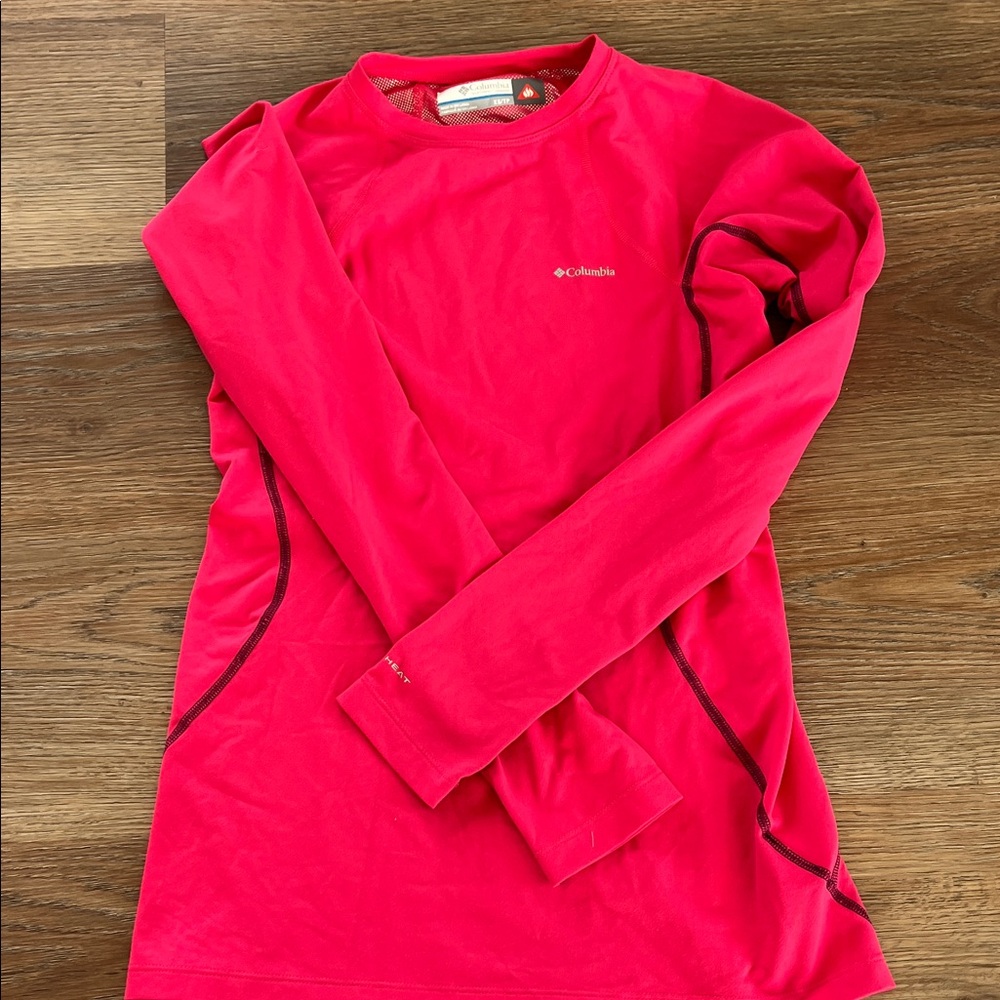 Columbia Women's Pink Thermal Long Sleeve Top